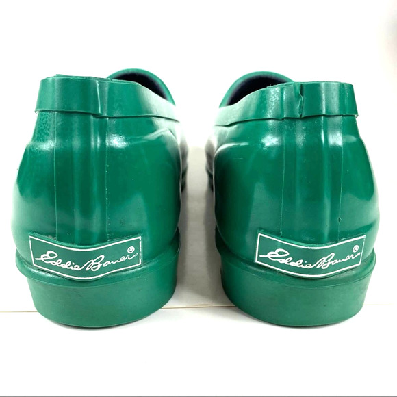 EDDIE BAUER GREEN RUBBER WATERPROOF CLOGS WOMEN'S SIZE 10M - Picture 8 of 10